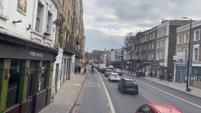 FULL JOURNEY + MINOR DIVERSION | Route 271 - Highgate Village to Moorgate, Finsbury Square смотреть онлайн