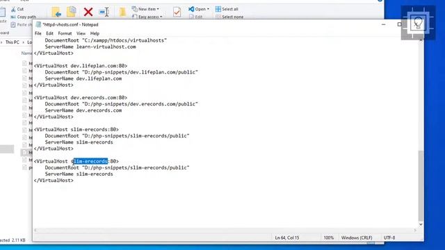 How to Create Apache Virtual Hosts in Windows смотреть онлайн