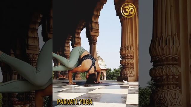 Хатха-Йога у истоков в Индии. Наш инструктор-Слуцкая Анастасия. смотреть онлайн