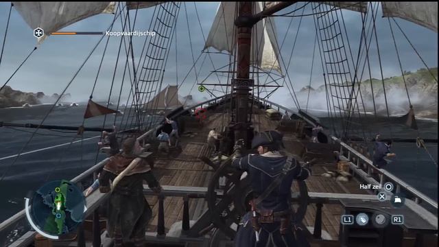 Assassin's Creed 3 - Seabattle #5 - Destroy Fort Phoenix - HD