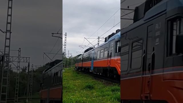 Свисток и Тифон дизельного поезда РА3-020 (Павелецкое направление) смотреть онлайн