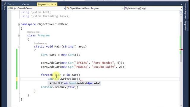 11. modul: ToString override смотреть онлайн