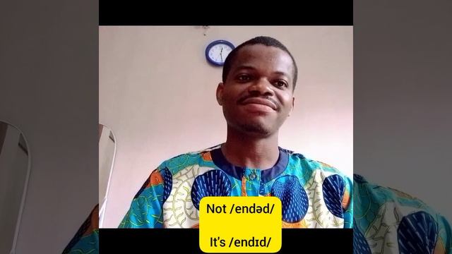 How to pronounce the past tense -ed marker. смотреть онлайн