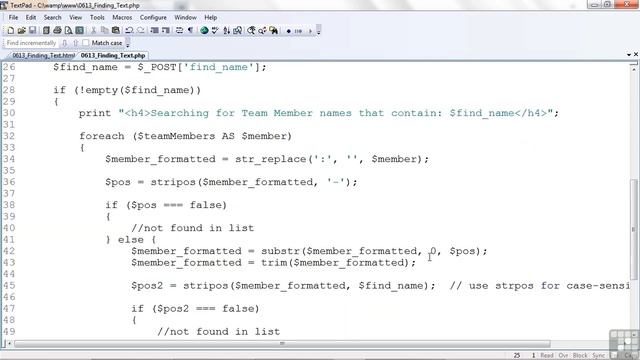 0613 Finding Text Dynamic Web Design with PHP and MySQL смотреть онлайн