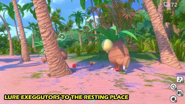 Three in a Row: Exeggutor 4 Star Pose Request | New Pokemon Snap Guide & Walkthrough смотреть онлайн