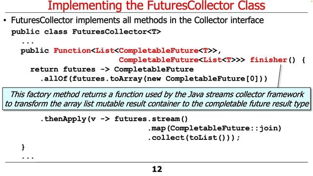 Advanced Java Completable Future Features: Implementing the FuturesCollector Class смотреть онлайн