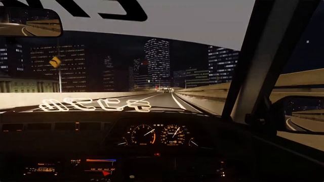 Kanjo EF9 Run at Night in Tokyo - Assetto Corsa смотреть онлайн