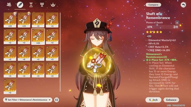 FINALLY BUILDING CRIMSON HU TAO! (Genshin Impact) смотреть онлайн