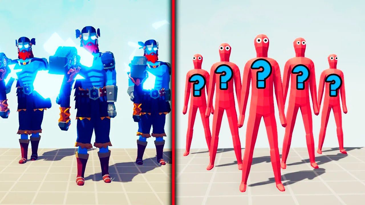 THOR TEAM vs RANDOM TEAM | TABS - Totally Accurate Battle Simulator смотреть онлайн