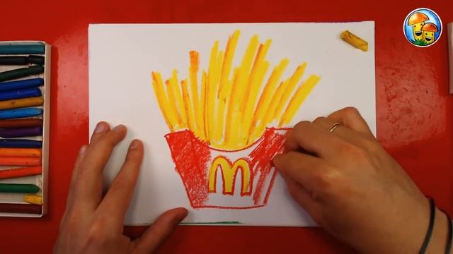 КАРТОШКА ФРИ рисунки для детей Маслята смотреть онлайн