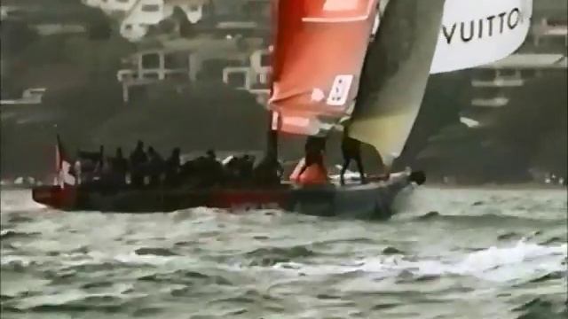 2009 Louis Vuitton Pacific Series BMW Oracle vs Alinghi Race 2 смотреть онлайн