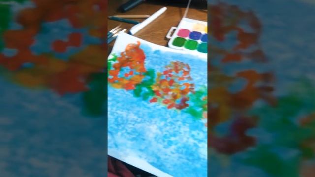 Топ 1 техника рисования акварелью[ART 3D] смотреть онлайн