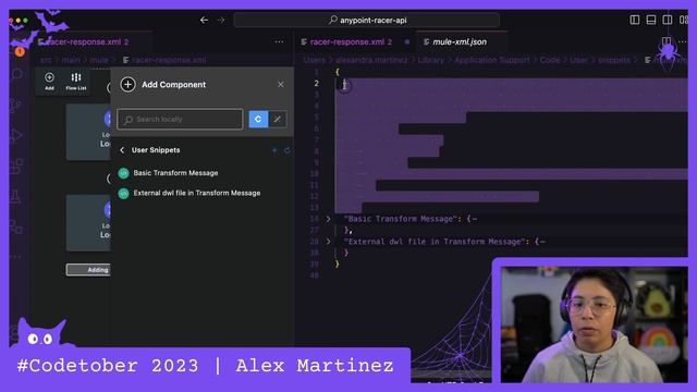 How to create custom user snippets in Anypoint Code Builder (VS Code) | #Codetober 2023 Day 7 смотреть онлайн