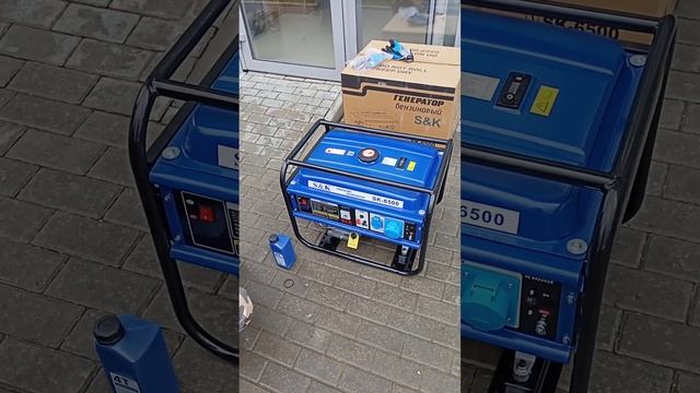 Бензиновый генератор S&K 6500 (5,5 - 6,0 кВт)