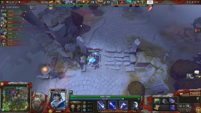 Na`Vi vs LGD, TI6 Групповой этап, Игра 1 смотреть онлайн