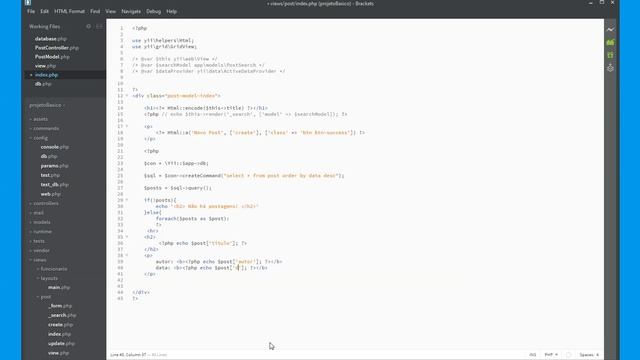 YII2 Framework - Post page - Create a timeline смотреть онлайн
