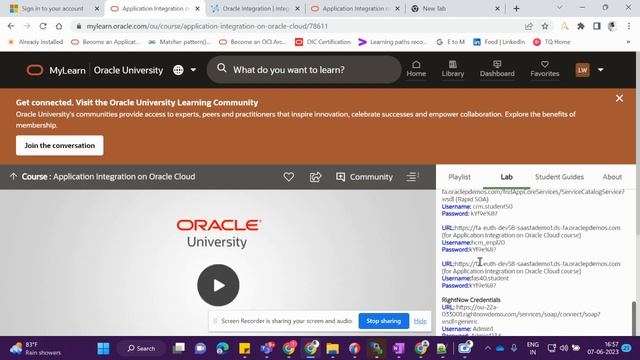 How to access oracle OIC instance | OIC | Create oracle account | Access training instance смотреть онлайн