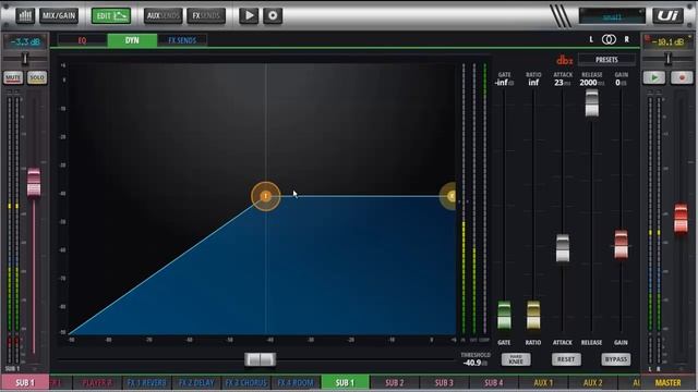 Эмуляция сайдчейн-компрессии в микшере SoundCraft UI-12 смотреть онлайн