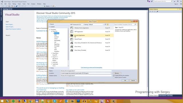 #2 - Создание Hello World консольного приложения на C# смотреть онлайн