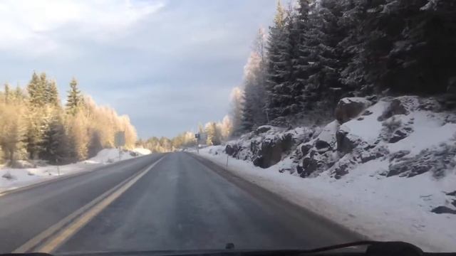 Норвегия дорога в Лиллехаммер на автомобиле 2013 смотреть онлайн