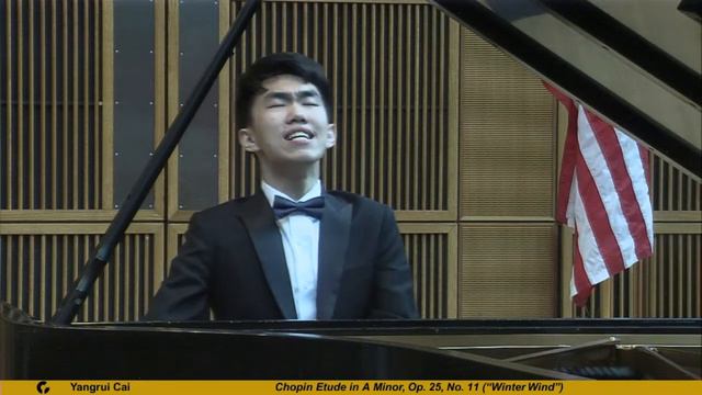Yangrui Cai - 2018 Cleveland International Piano Competition for Young Artist - First Round смотреть онлайн