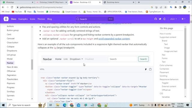 Bootstrap 5 | How do I start learning Bootstrap? | How To Create Dropdown menu In Bootstrap 5 Part- смотреть онлайн