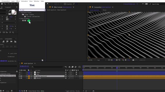 Advance Glass Audio Spectrum in After Effects - After Effects Tutorial - Audio Spectrum Tutorial смотреть онлайн