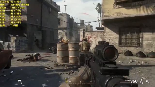 Call of Duty Modern Warfare Remastered ! GTX1050 2GB ¦ Custom Settings ¦ 1080p смотреть онлайн