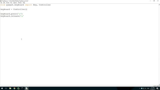 Simulate Key Presses in Python смотреть онлайн