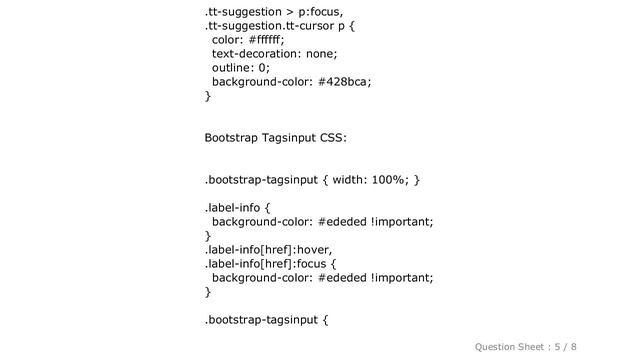 jQuery : Twitter Typeahead and bootstrap-tagsinput styling not correct in IE and Chrome смотреть онлайн
