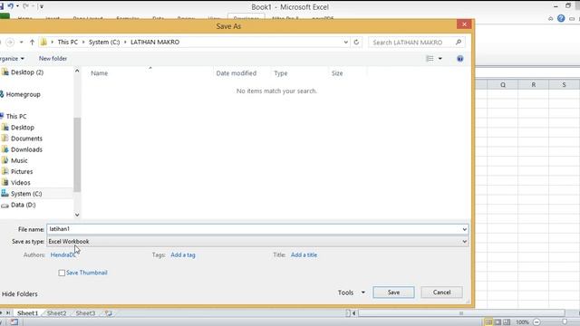 VBA05 Cara Menyimpan File Excel Macro VBA смотреть онлайн