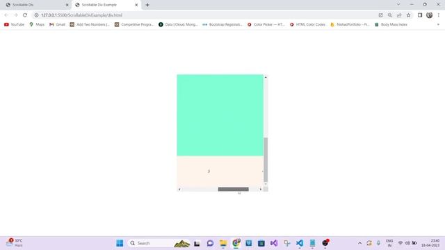 How to make a Div Scrollable Horizontally and Vertically | Scrollable Div смотреть онлайн