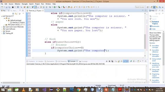 Introduction To Java Programming Exercise 3 17a смотреть онлайн