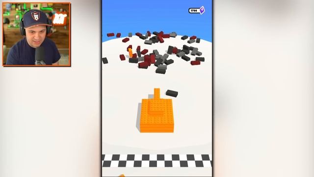 Upgrading WORLD RECORD LEGO Bricks! | Brick Runner 3D смотреть онлайн