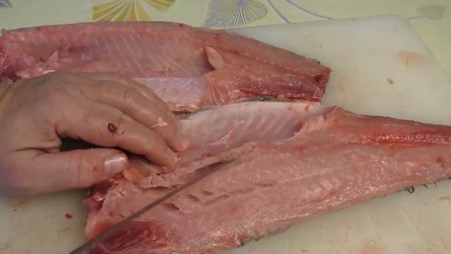 Разделка сазана или карпа на филе совсем без костей для жарки!.