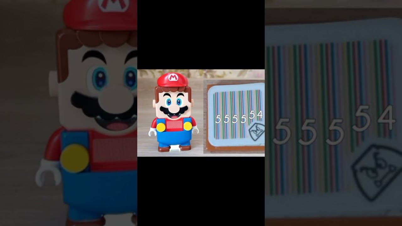 Tutorial. How can you draw free Lego Super Mario barcodes! For #shorts (short version) смотреть онлайн