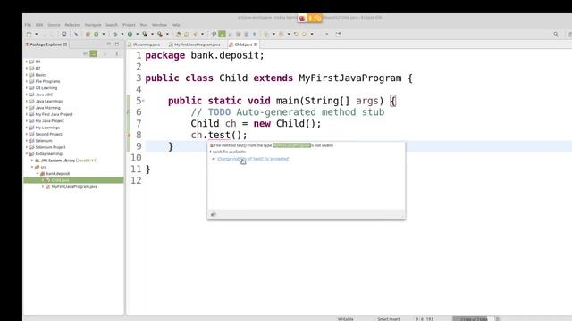 Java in Tamil - Eclipse IDE Basics - Parent Class, Interface Creation in Eclipse - Muthuramalingam смотреть онлайн