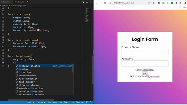Popup Login Form Design Using HTML and CSS | Popup Model | Popup Sign in Form Design in HTML and CS смотреть онлайн