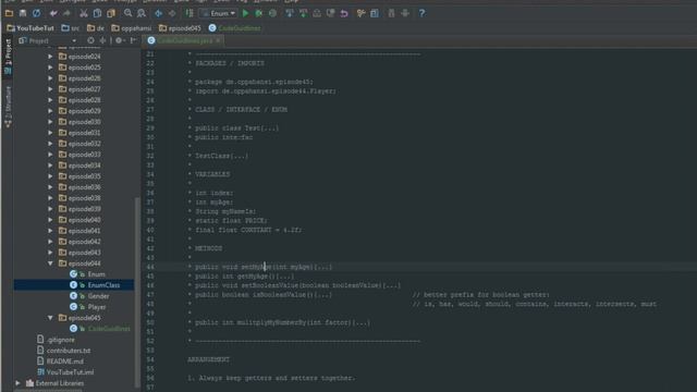 Tutorial #45 - Konventionen - JAVA Anfänger смотреть онлайн