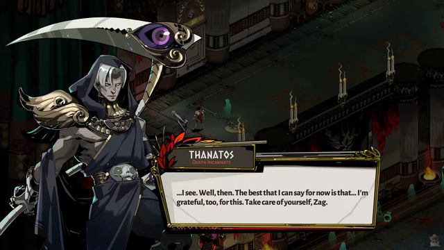 All Thanatos In-Game Character Dialogue | Hades 94-Run Playthrough смотреть онлайн