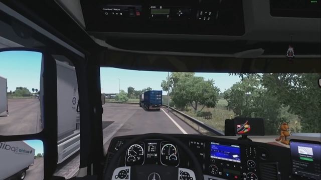 ETS2 1.36 Open Beta Mercedes Actros MP4 Rome - Taranto смотреть онлайн