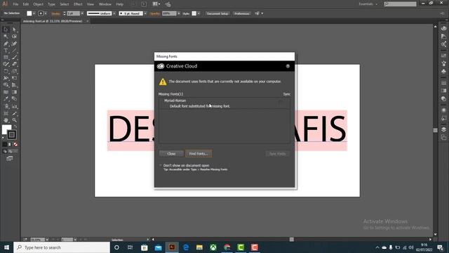 cara mengatasi missing font saat mendesain смотреть онлайн