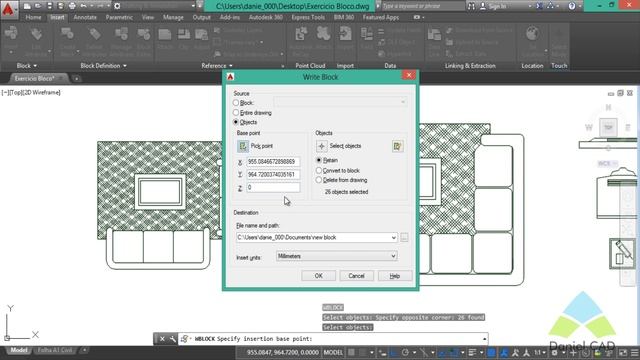 Aula 26 | AutoCAD 2015 | Comando Write Block (Criando Blocos) смотреть онлайн