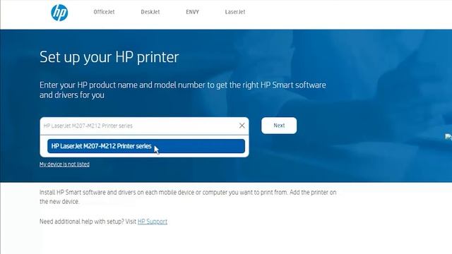 Αποσυσκευασία, ρύθμιση εκτυπωτών σειράς HP LaserJet M207-M212, M207e-212e | HP Printers | HP Suppor смотреть онлайн