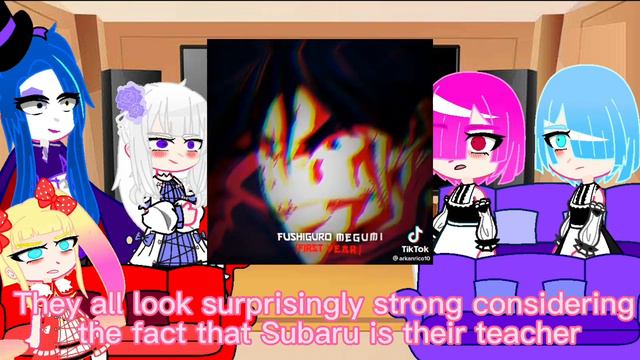 |Rezero Reacts To Subaru As Gojo| |1/?|