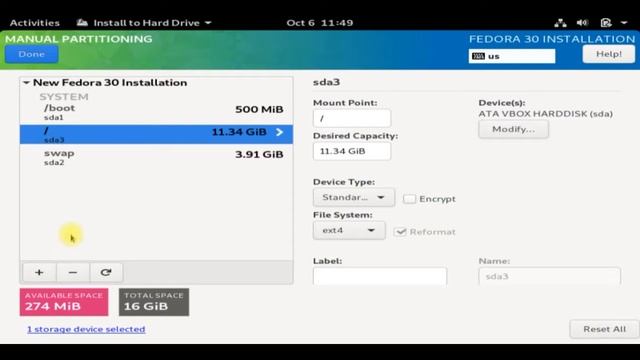 How to Install Fedora Workstation 30 Linux step by step tutorial смотреть онлайн