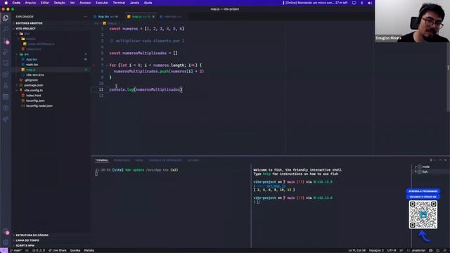 Criado TODO com React Pt.1| Uso de MAP e ForEach | Torne-se um Programador смотреть онлайн