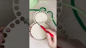 МК по вязанию интерьерной шкатулки в форме матрёшки (восьмёрки). Начало работы.