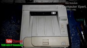 HP LaserJet P2055 Cleaning page || Cleaning Fuser Sleeve || #tutorial #hp #repair #printer #how
