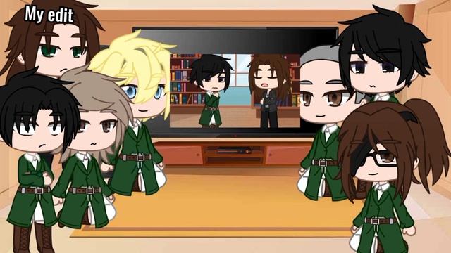 Aot react to Mikasa Brother (M!y/n) [1/1] смотреть онлайн